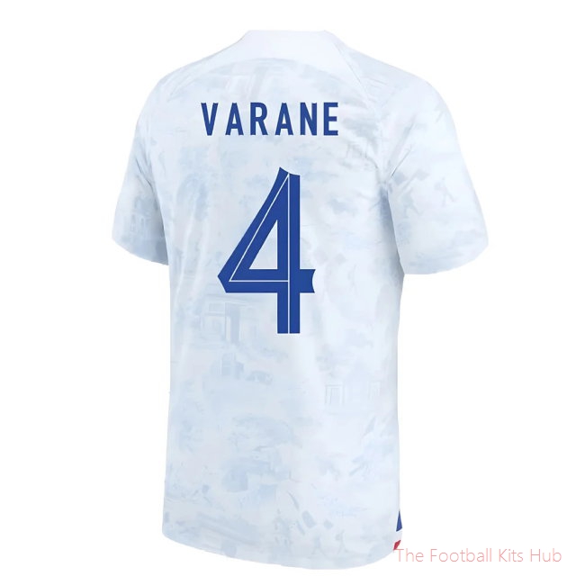 2022-2023 France Away Shirt (VARANE 4)-unisoccer store